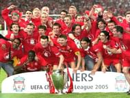 Liverpool won arguably the most dramatic final ever in 2004/05